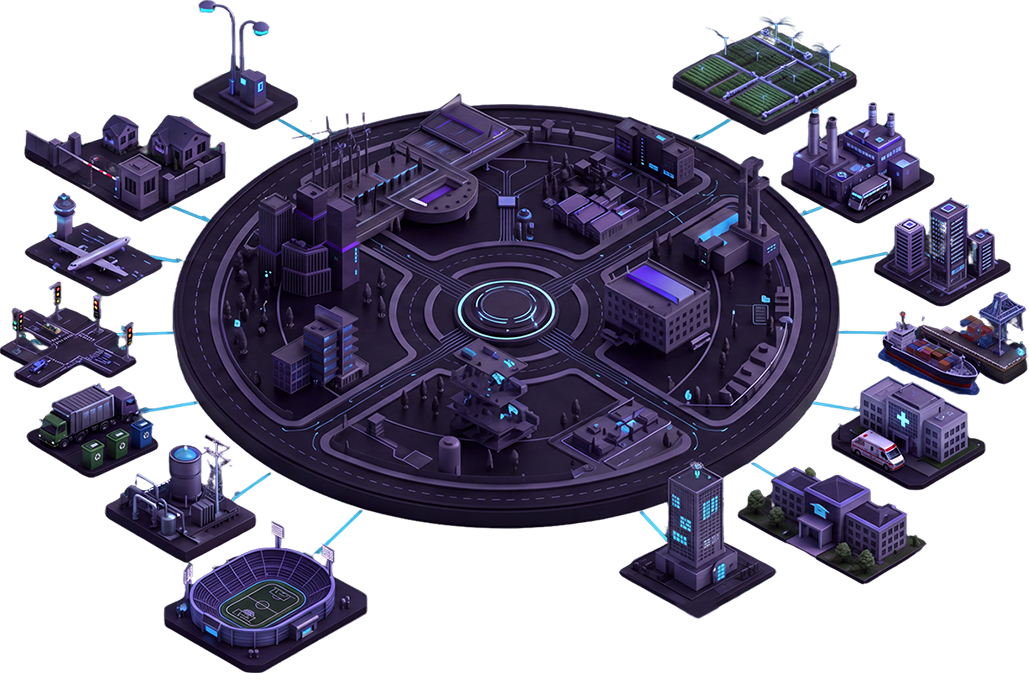 Connected smart city — IoT implementations across industries